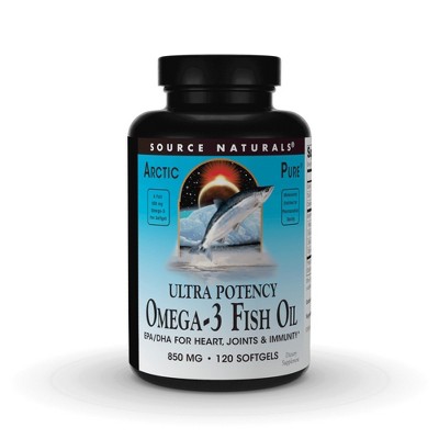 ArcticPure Ultra Potency Omega-3 Fish Oil by Source Naturals, Inc.  -  120 Softgel
