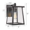 Chloe Lighting Gabriel Transitional 1 Light Textured Black Outdoor Wall Sconce 12" Tall - 4 of 4