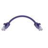 Monoprice Cat6 Ethernet Patch Cable - 0.5 Feet - Purple | Network Internet Cord - RJ45, Stranded, 550Mhz, UTP, Pure Bare Copper Wire, 24AWG - Flexboot - 4 of 4