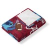 NCAA Enroll Stitch Hugger Pillow & Silk Touch Throw Blanket Set 40x50 Inches - 4 of 4