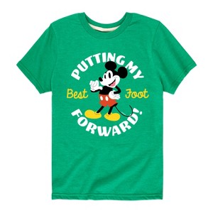 Boys' - Disney - Putting My Best Foot Forward Short Sleeve Graphic T-Shirt - 1 of 4