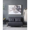 Dexmalle Large Abstract Gray Brown Watercolor Texture Oil Painting,Wall Decor - 4 of 4