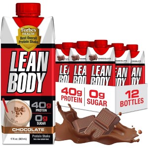 Lean Body Ready-to-Drink Chocolate Protein Shake - 17 Fl Oz (Pack of 12) - 1 of 4