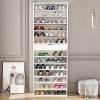 FUFU&GAGA White Shoe Rack Multi Layer Shelf Entrance Storage Shoe Cabinet - 2 of 4