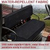 Akefit 36" UTV Seat Cover Waterproof Outdoor Utility Vehicle Chair Protector with Storage Pocket Black - 3 of 4