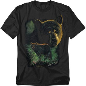 Wildlife Black Bears Adult T-Shirt - 1 of 4