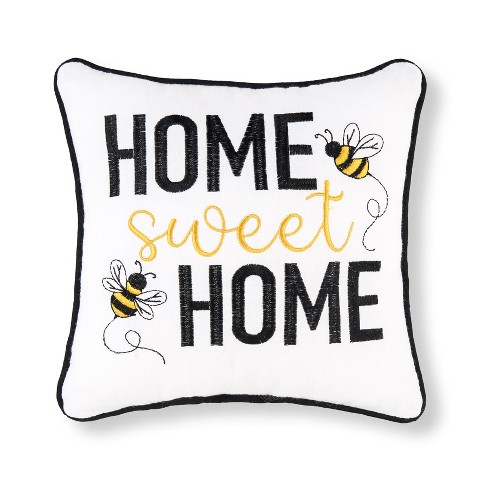 Home sweet shop home throw pillow