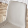 Kumasinova Dining Chairs Set of 4/6,Kitchen Chairs with Faux Leather/Linen-Cotton/Suede Back,Accent Chairs with Curved Widened CushionU&Metal Legs - 3 of 4