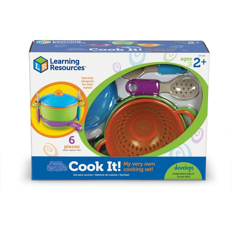 Learning Resources New Sprouts Cook it!, 6 Pieces, Ages 2+, 4 of 8
