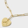 Bijoux Sport by Luv Aj MLB Gold Logo Heart Coin Pendant Necklace - 4 of 4