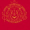 Harry Potter Men's Minimalist Mascot Gryffindor Outline Short Sleeve Graphic Cotton T-Shirt - 2 of 3