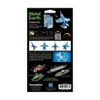 Fascinations Metal Earth Premium Series ICONX 3D Metal Model Kit - Blue Angels F/A-18 Super Hornet 3D Puzzle - 2pc - 3 of 4