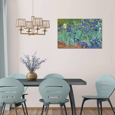 Vincent Van Gogh Irises 1889 Giclée Canvas Print, 12" x 18"