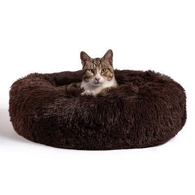 Best Friends by Sheri Donut Shag Dog Bed - Chocolate