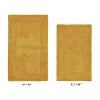 Lux Premium 100% Cotton Tufted Solid Reversible 2 Piece Bath Rug Set – Ultra-Soft, Water-Absorbent, Durable, Machine Washable Bathroom Rug - 2 of 4