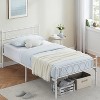 Metal Twin Bed Frame - Headboard and Footboard with Iron Heart Design, Twin Size Platform Bed for Boys and Girls, No Box Spring Needed - 4 of 4