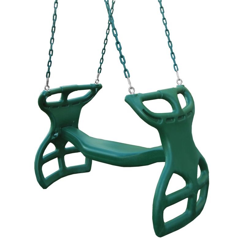 Gorilla Playsets Dual Ride Glider Swing, 1 of 8