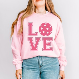 Simply Sage Market Pickleball Love Sweatshirt - 1 of 4