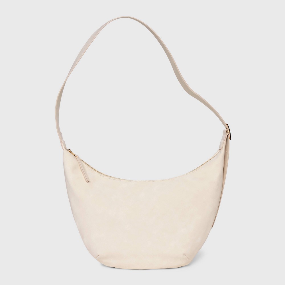 Slouchy Crescent Sling Handbag - Universal Thread™ Cream