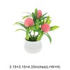 Unique Bargains Artificial Plants Plastic 3.15"x3.15"x4.33" 1 Pcs - 3 of 4