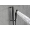 SEVOBAL Shower Faucets, Height-Adjustable Handheld Shower System with Slide Bar and Extended Hose for Modern Bathroom, Black, 30"*7"*4.8" - 2 of 4
