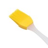 Unique Bargains Basting Brush 15g Small Translucent Handle Brush Color Block Dishwasher Safe Silicone PP 6.69"x1.18" 1Pcs - 4 of 4