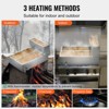 VEVOR Maple Syrup Evaporator Pan, 35 Gallon, 509 Cups of 8.8oz Maple Syrup, Flat Evaporator Pan with Thermometer, 2 Valves and 3 Heating Methods - 4 of 4