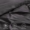 Cozy Comfort by Bedsure | Solid Diamond Pintuck 7pcs 80gsm Queen Size Beige Bedding Set Comforter Set - 4 of 4