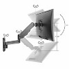 SIIG High Premium Aluminum Wall Mount Single Monitor 17" to 34" CEMT2L12S1 - 4 of 4