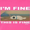 Women's - Disney - I'm Fine, This Is Fine Fitted Graphic T-Shirt - 2 of 3