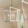 Delvin 24 Inch 4 Light Pendant with Clear Glass in Champagne Bronze and Black - 2 of 4