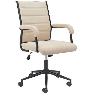 Zuo Auction Office Chair Beige