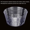Unique Bargains Indoor Outdoor Plastic Plant Pots Saucer Flower Drip Trays Clear 10 Pcs - 4 of 4