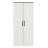 Bella Depot 68.9''H 2-Door Wooden Wardrobe Armoire with 4 Storage Shelves - 4 of 4