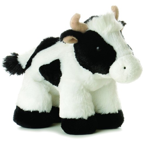 Aurora Mini Flopsie 8" Mini Moo Cow White Stuffed Animal : Target