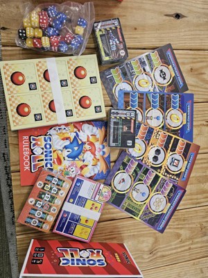 Gioco Da Tavolo Pop-up Sonic The Hedgehog – Con Dadi Mobili E Adesivi – Per Bambini 5+