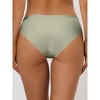 Allegra K Women's Unlined No Show Stretch Solid Invisible Briefs - 2 of 4