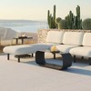Coffee Table 15"H, Metal, Charcoal Finish, Modern Rectangular Design by Zuo Modern - 2 of 4