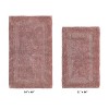 Lux Premium 100% Cotton Tufted Solid Reversible 2 PC Bath Rug Set – Ultra-Soft, Water-Absorbent, Durable, Machine Washable Bathroom Rug - 2 of 4