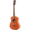 Luna Muse Safari Series Mahogany 3/4 Dreadnought Travel Acoustic Guitar Natural - 3 of 4