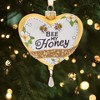 Kurt Adler Glass Ornament for Christmas Tree, Bee My Honey - 2 of 3