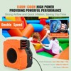 VEVOR Inflatable Blower, 1100W, 1.5 & 1.7 HP Bounce House Blower, Pump Commercial Air Blower for Inflatables, 3100 RPM Bouncy Castle Electric Fan - 3 of 4