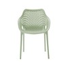 Meridian Furniture,Mykonos Outdoor Patio Dining Chair, Set of 4 - 4 of 4