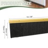 Unique Bargains Aluminum Alloy H-Shape Holder PP Bristle Rust-resistant Door Sweep 1 Pc - 2 of 3
