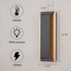 LLHZSY 13 4/5" Modern Minimalist Wall Lantern Sconce LED Wall Light Fixture - 3 of 4