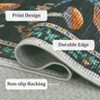 Area Rugs for Living Room Modern Insect Rug Mushroom Pattern Rug Soft Washable Non Slip Low Pile Rug - 4 of 4