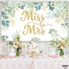 KatchOn, Green Miss to Mrs Banner - XtraLarge, 72x44 Inch | Green and Gold Bridal Shower Decorations, Bachelorette Party Decorations - 2 of 4