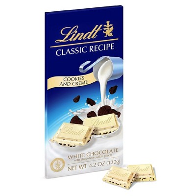 Lindt Classic Recipe Cookies & Creme Bar 4.2 oz