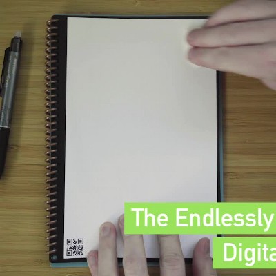 ワークブック Core Smart Spiral Reusable Notebook Lined 32 Pages 8.5