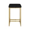 Meridian Furniture,Nicola Black Velvet Stool, Set of 2 - 2 of 4